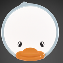 PANEL LED FLUSH MOUNT CEILING LIGHT FIXTURE 42 W – BLUE (DUCK DESIGN)