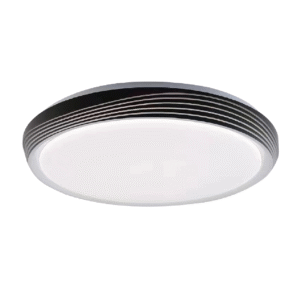 LED FLUSH MOUNT CEILING PANEL 42W – BLACK WITH TRANSPARENT LINES
