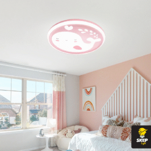 PANEL LED FLUSH MOUNT CEILING LIGHT FIXTURE 42 W – PINK WHALE