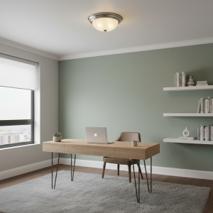 CLARA SERIES ,FLUSH MOUNT CEILING LIGHT FIXTURE. X 2 BULBS