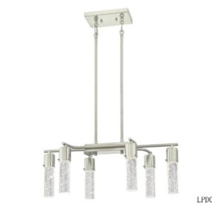 DIANA CEILING LAMP ,LED PENDANT STEEL X6