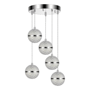 AITANA CEILING LIGHTING PENDANT LED X5 (BLACK)