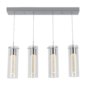 DIANA CEILING LAMP ,LED PENDANT STEEL X4