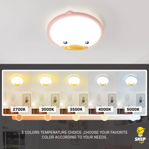 PANEL LED FLUSH MOUNT CEILING LIGHT FIXTURE 42 W – PINK (DUCK DESIGN)